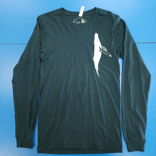 Whale's Breach Atlantic Long Sleeve Tee Shirt