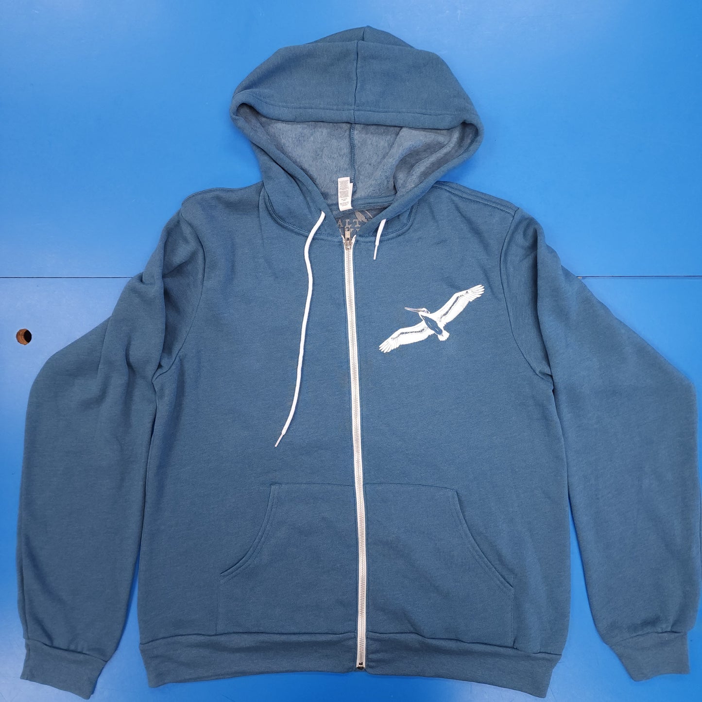 Blemished - Pelicanza Beach Zip-Up Hoodie - Heather Deep Teal