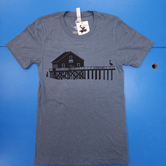 Blemished - Boathouse Buddy Unisex T-Shirt - Heather Slate