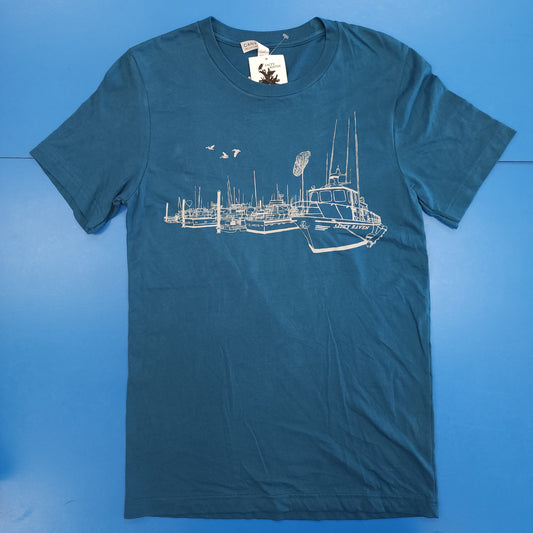 Blemished - Salty Port Unisex T-Shirt - Deep Teal