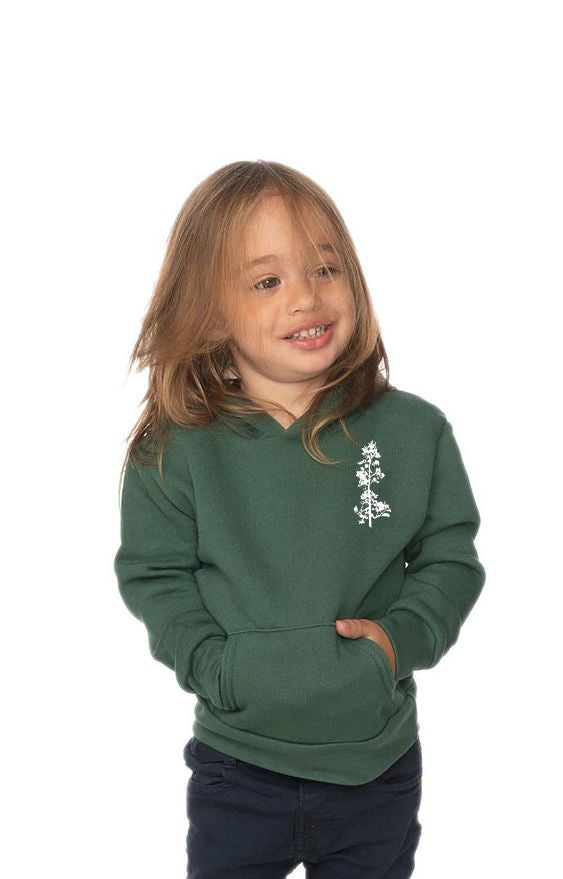 Mountain Forest - Toddler Pull Over Hoodie Forest