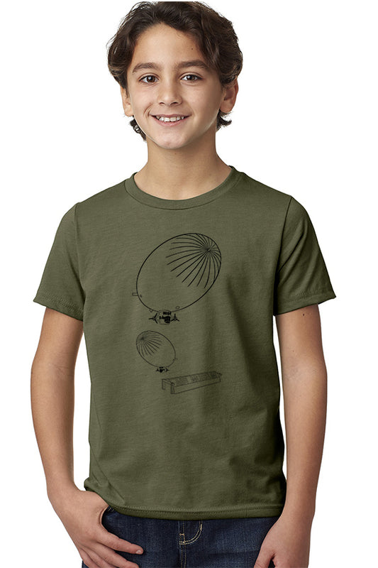 Air Museum T-Shirt - Youth Heather Olive