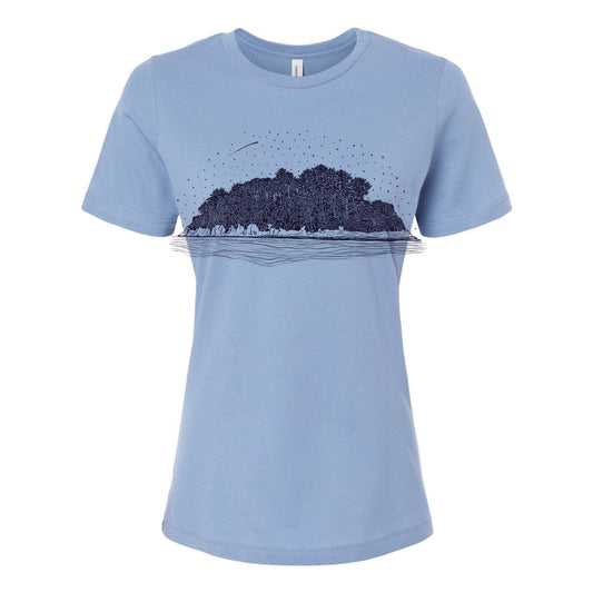 Dream Island T-Shirt - Women's Lavender Blue