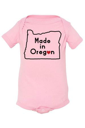 Made In Oregon One Piece - Infant Pink