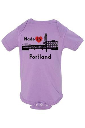 Made In Portland One Piece - Infant Lavender