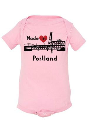 Made In Portland One Piece- Infant Pink