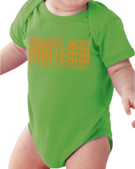 Portland Fade One Piece - Infant Apple Green