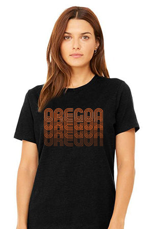 Oregon Fade T-Shirt - Women's Black Heather