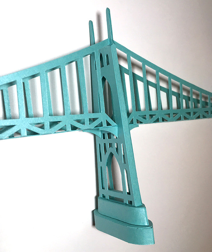 St Johns Bridge Paper Model Kit