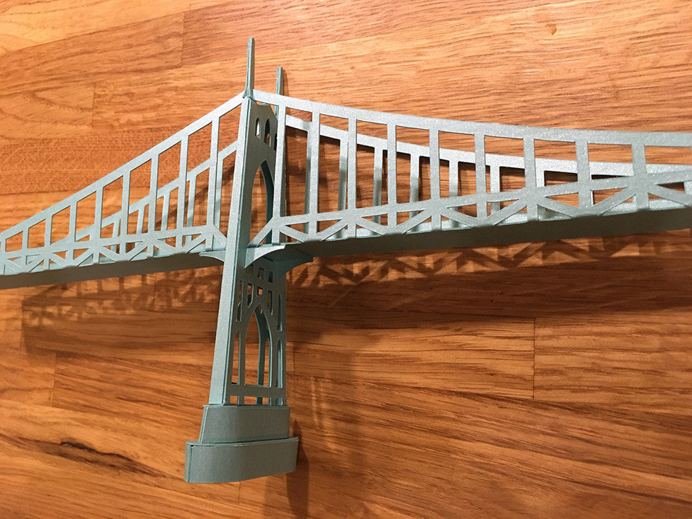 St Johns Bridge Paper Model Kit