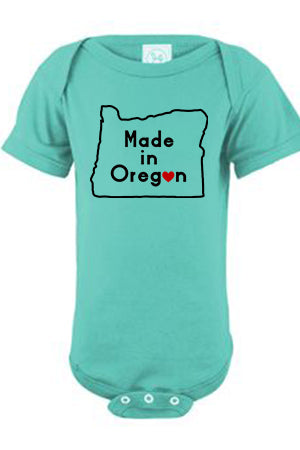 Made In Oregon One Piece  - Infant Caribbean Blue