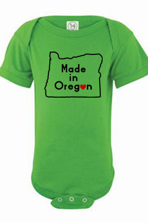 Made In Oregon One Piece  - Infant Apple