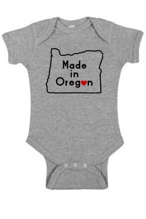 Made In Oregon One Piece  - Infant Heather