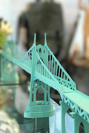 St Johns Bridge Paper Model Kit