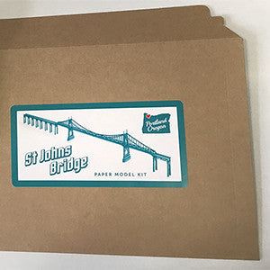 St Johns Bridge Paper Model Kit